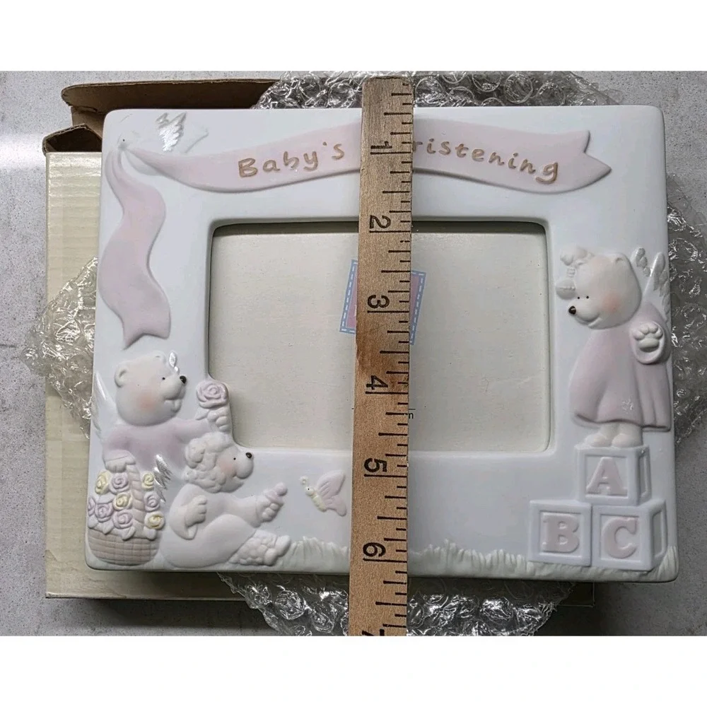 Baby's Christening Photo Frame 5